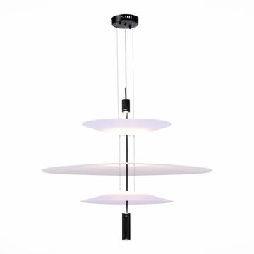 Люстра подвесная LED 15W 3000K SL6101.423.01 чёрный/белый Isola ST-Luce