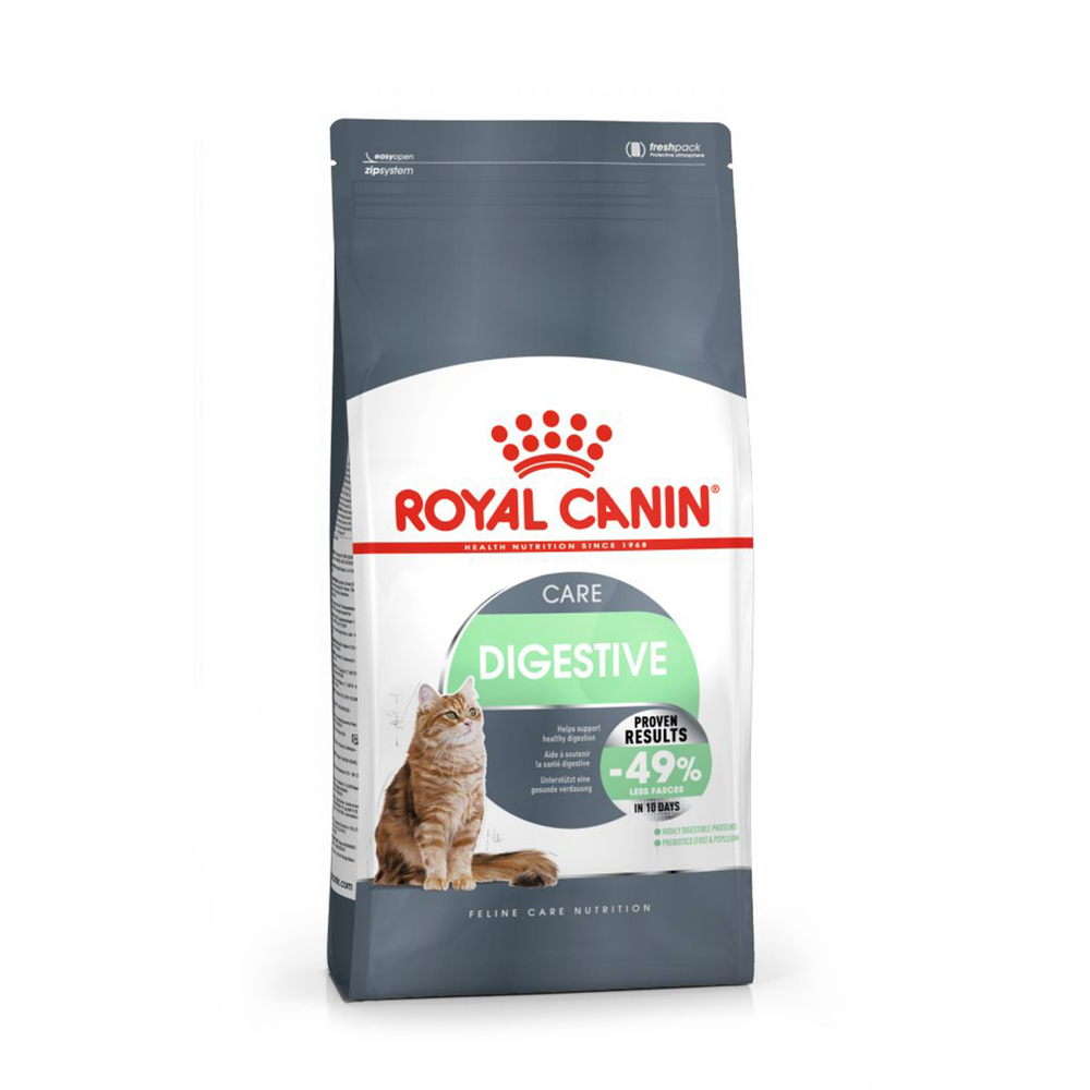 Royal Canin DIGESTIVE CARE (ДАЙДЖЕСТИВ КЭА) Корм сухой полнорационный для взрослых кошек для поддержания здоровья пищеварительной системы - 2 кг