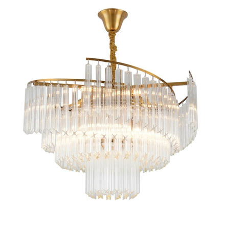 Люстра 66018 brushed brass