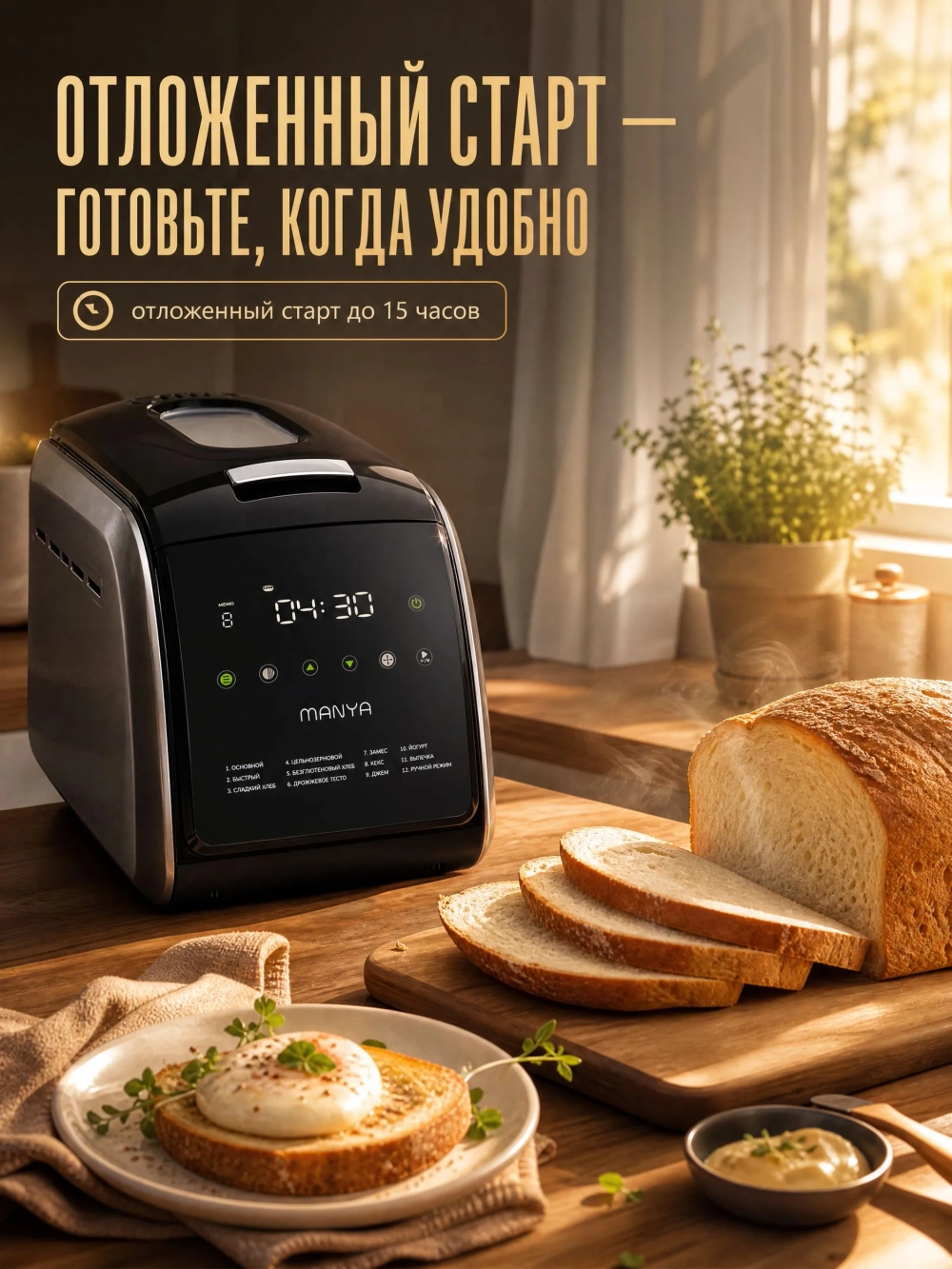 Хлебопечь MANYA BM-M156