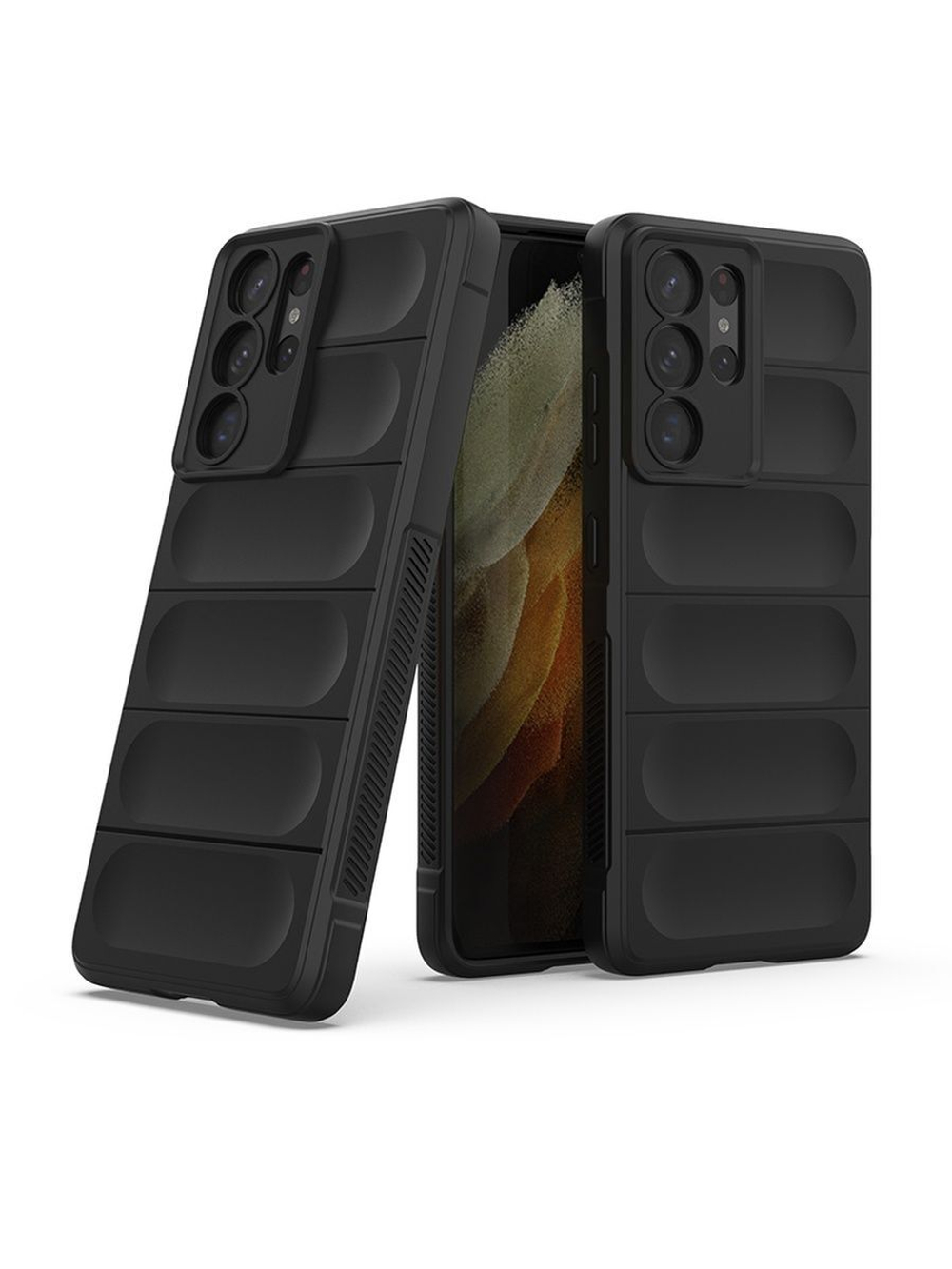Противоударный чехол Flexible Case для Samsung Galaxy S21 Ultra