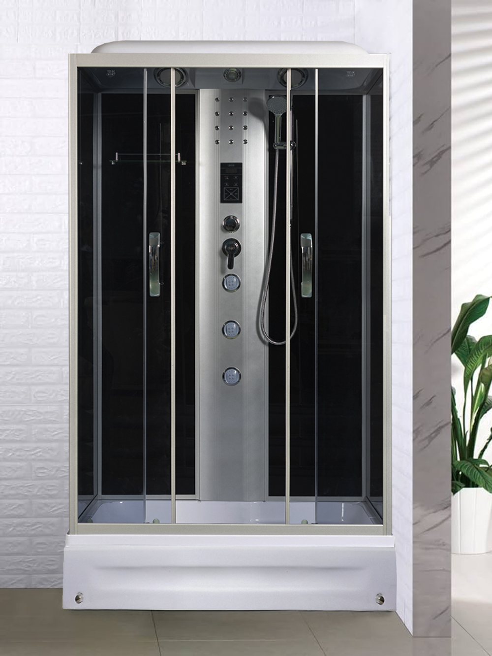 Душевая кабина RIVER SENA 120/80/24 TH 120х80х217 10000001451 Универсальная Прямоугольная