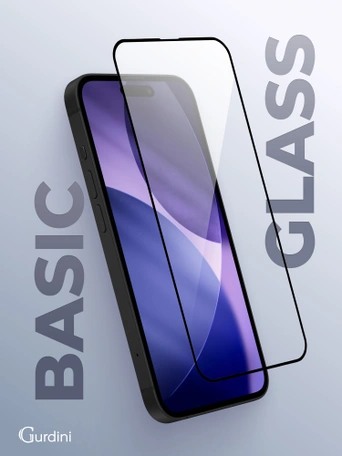 Стекло защитное Gurdini Basic Glass для iPhone 17 Pro Max / 18 Pro Max 6.9" FG-25 черное