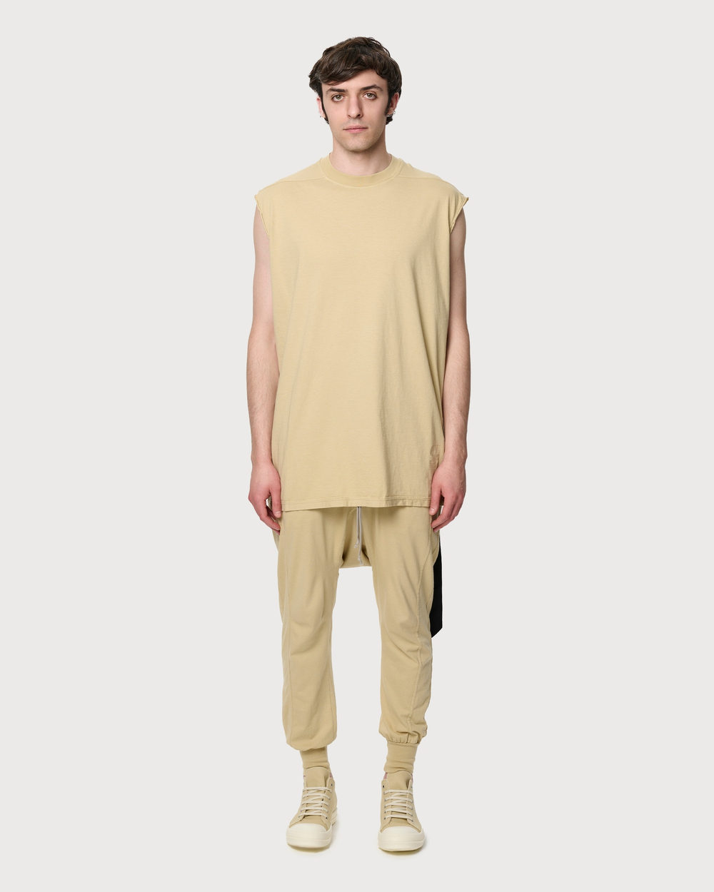 RICK OWENS DRKSHDW ТОП БЕЖЕВЫЙ МУЖСКОЙ HOLLYWOOD TARP
