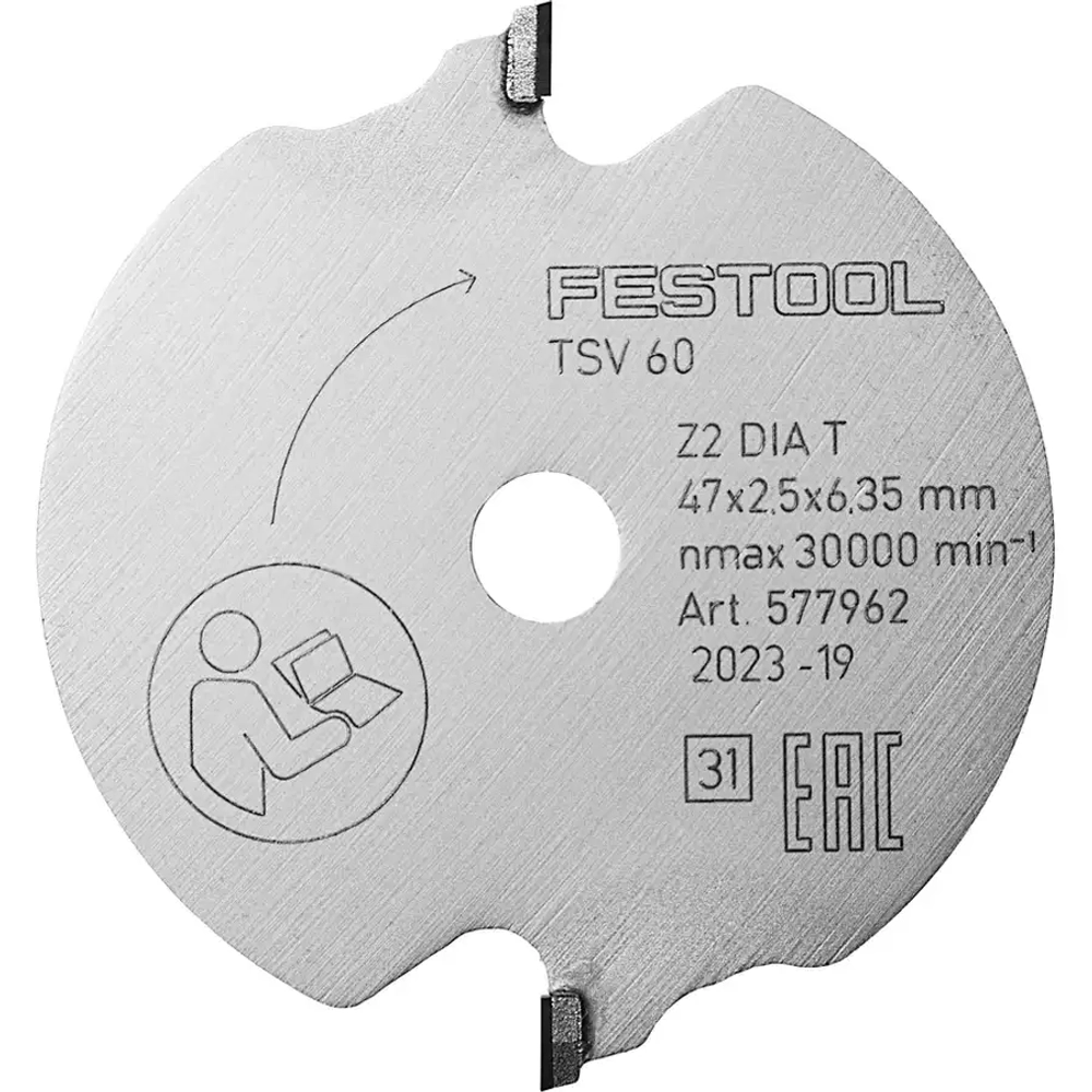 Диск подрезной алмазный Wood Fine Cut Special DIA 47x2,5x6,35 T FESTOOL 577962