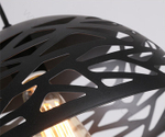 Pendant design lamp Kelly Cluster by Studio Italia Design (White/hemisphere)