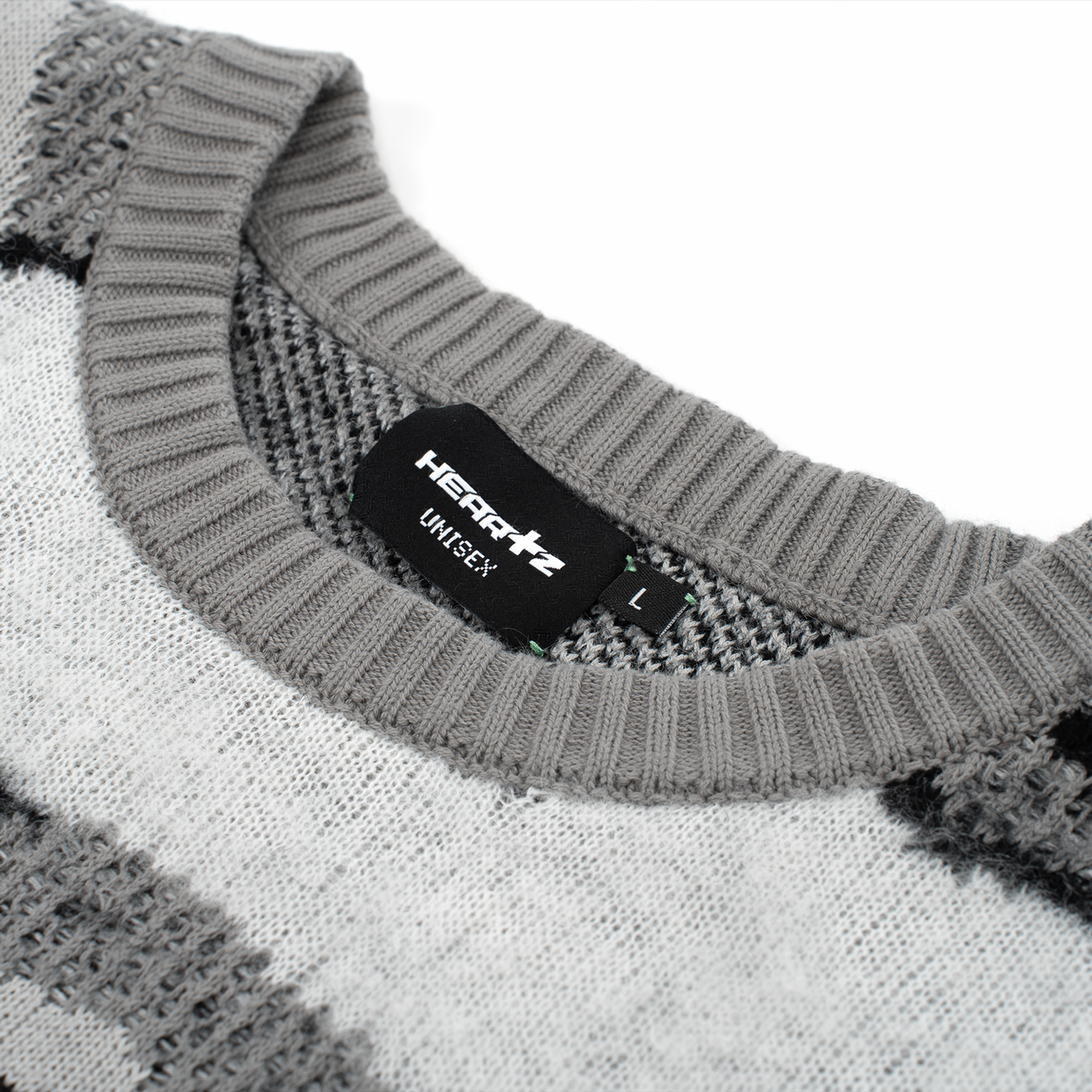 «Optical Camo» Mohair Sweater