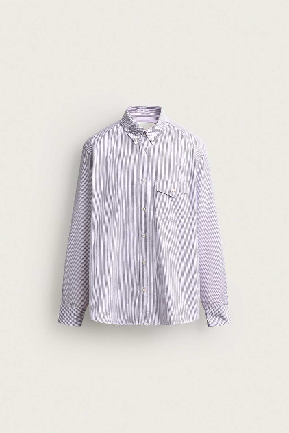 РУБАШКА В ПОЛОСКУ КЛАССИЧЕСКОГО КРОЯ — ZARA · 3759/141