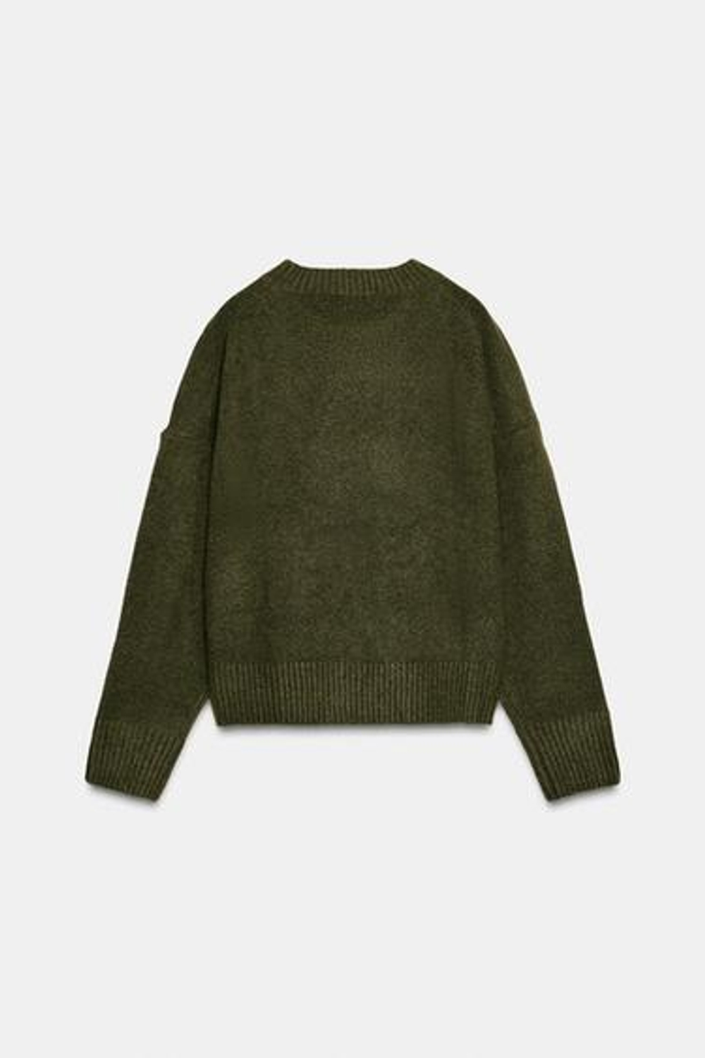 Мягкий трикотажный свитер - ZARA