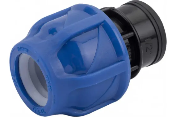 Муфта TEBO обжим ВР 20*1/2" для ПНД 11375