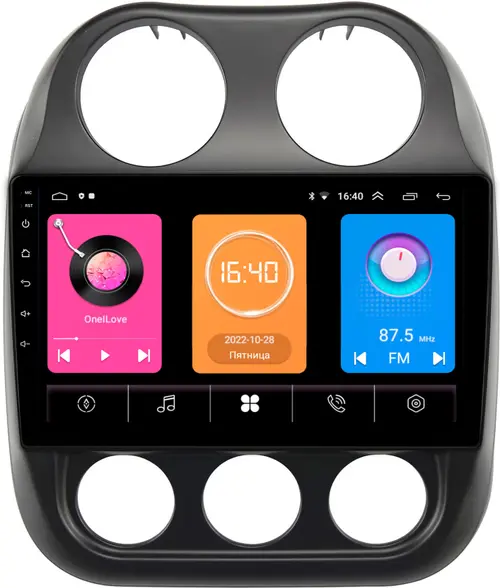 Магнитола для Jeep Compass 2011-2015 - GT10-810 на Android 10