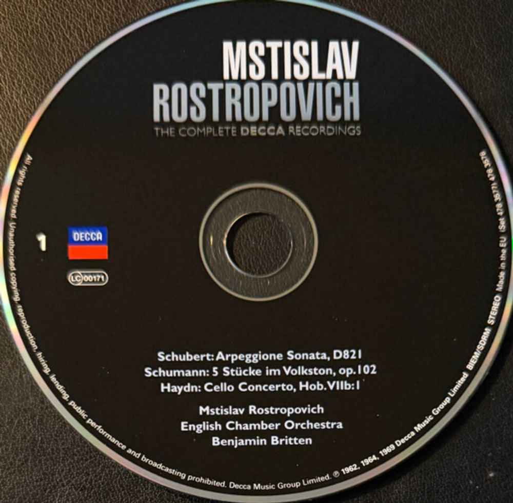 Mstislav Rostropovich / The Complete Decca Recordings (5CD)