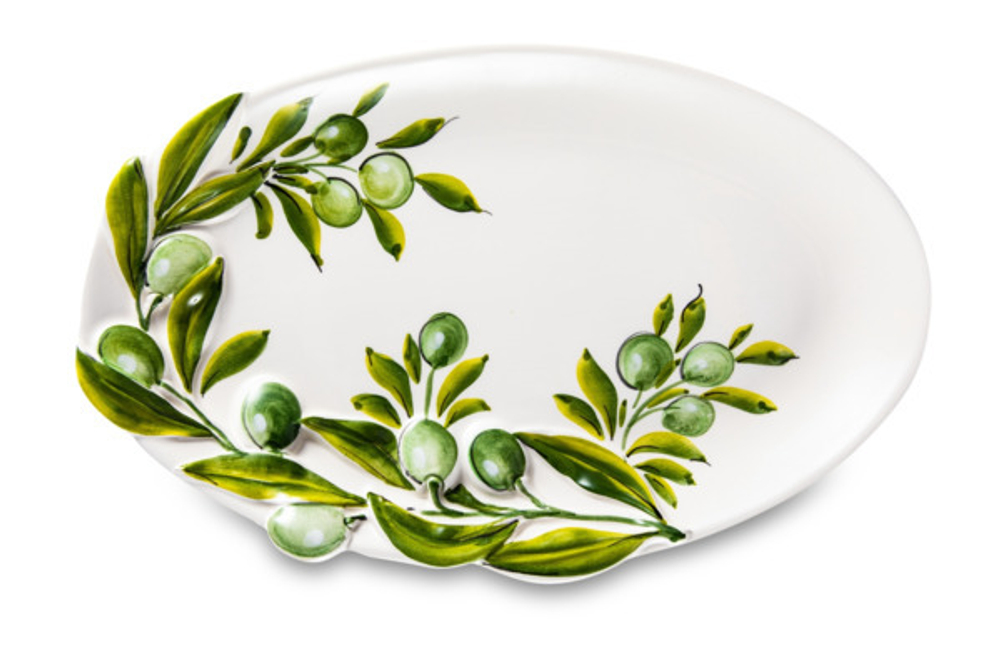 Блюдо 32х20х3см Edelweiss Оливки