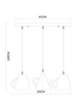 Светильник подвесной Arte Lamp Caffetteria A6604SP-3WH