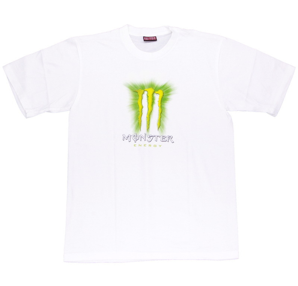 Футболка Monster Energy (белая)