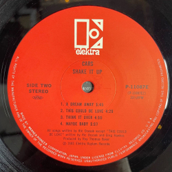 Винтажная виниловая пластинка LP The Cars Shake It Up (Japan 1981) (No Obi)