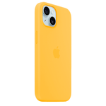 Силиконовый чехол с поддержкой MagSafe Apple Silicone Case для iPhone 15 Plus, Sunshine (Лучезарный желтый)