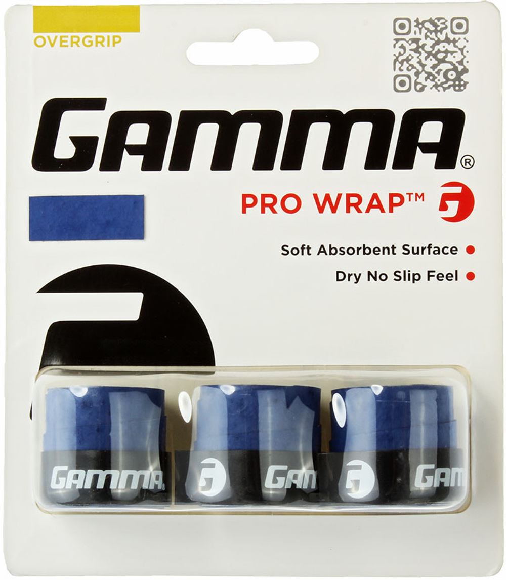 Теннисные обмотки Gamma Pro Wrap 3P