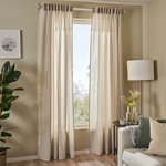 Комплект штор IKEA ROSENROBINIA (РОЗЕНРОБИН), Бежевый, 145x250 см, 2 шт