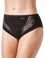 Высокие трусики с кружевом Esencial Lace (Размер: M) (Цвет: телесный)
