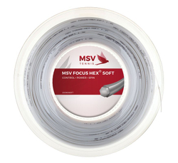 Струны теннисные MSV Focus Hex Soft (200 m) - white