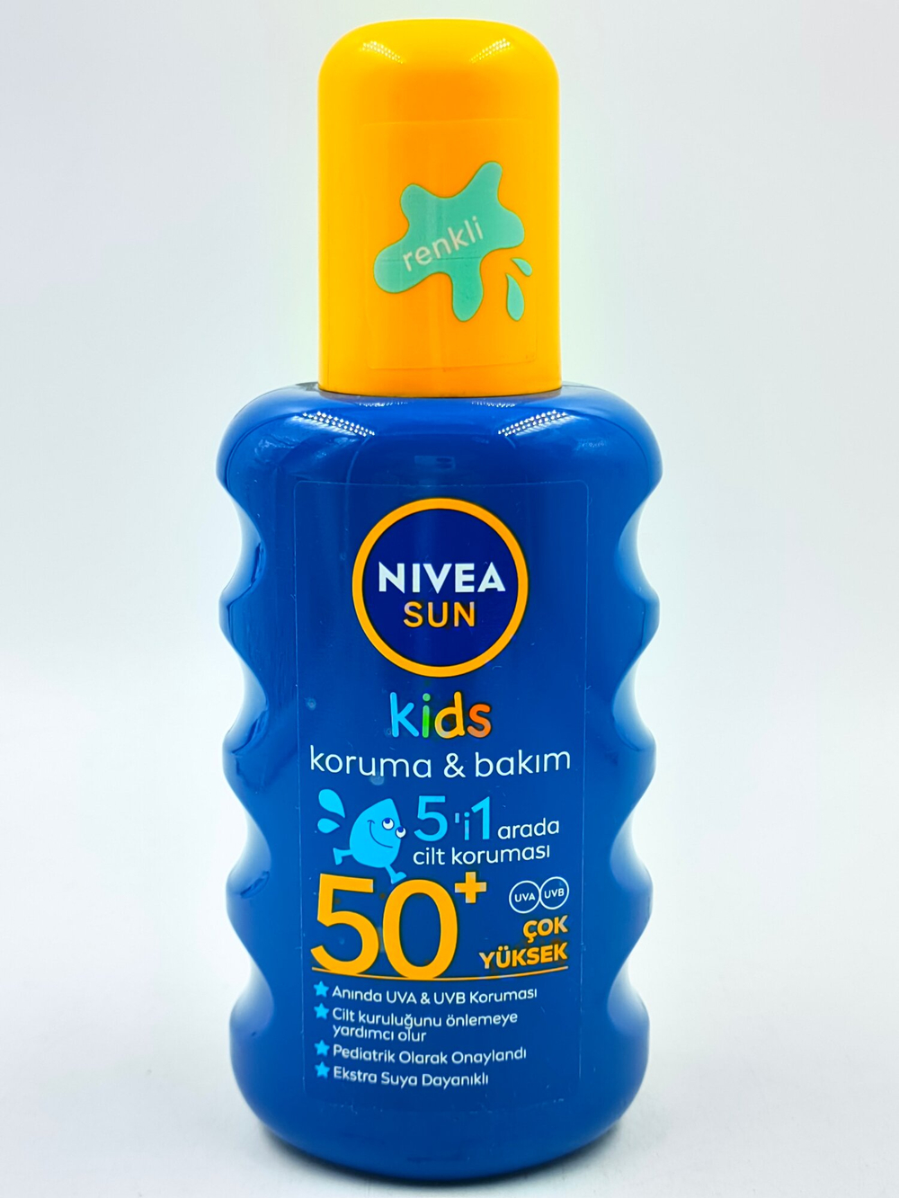 Солнцезащитный спрей Nivea Sun Protection & Care для детей, SPF 50+,  защита от солнца, 200 мл (Германия)