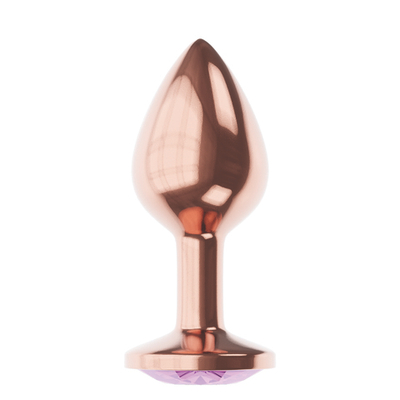 Анальная Пробка Diamond Amethyst Shine L Розовое Золото 4025-02lola