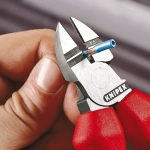 Кусачки боковые для удаления изоляции черненые 160 мм Knipex 14 22 160 SB
