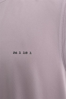 ZARA БАЗОВАЯ ТЕХНИЧЕСКАЯ ФУТБОЛКА-МАЙКА, ЦВЕТ РОЗОВОГО ДЕРЕВА