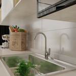 Смеситель для кухни 30k MIXLINE МЛ21-032(ML21-032) "Элегия" высокий излив боковая ручка
