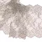Кружево реснички экрю/черный (21*300 см)