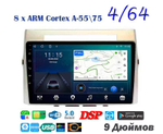 Topway TS10 4+32GB 8 ядер для Toyota Verso 2004-2009