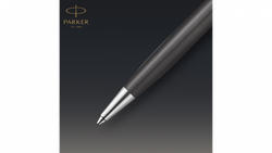Шариковая ручка Parker Sonnet Premium Metal & Grey Lacquer PGT, стержень: M, цвет чернил: black , в подарочной упаковке