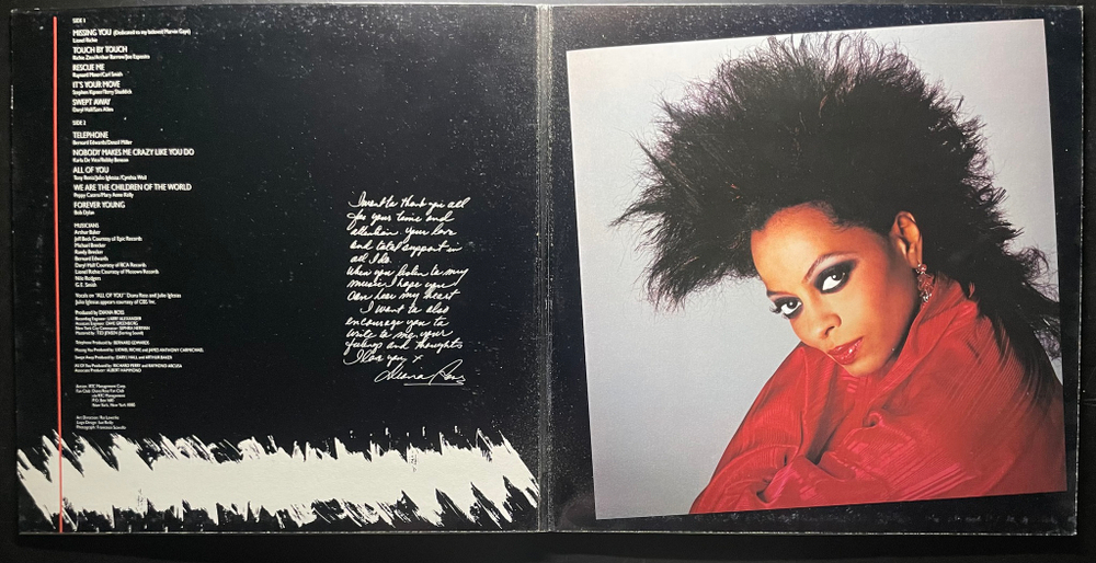 Diana Ross ‎– Swept Away (Канада 1984г.)