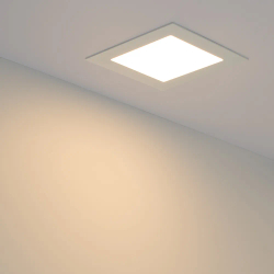 Светильник DL-120x120M-9W Warm White (Arlight, IP40 Металл, 3 года) 020127