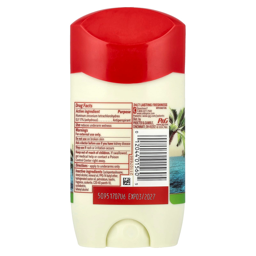 Old Spice, дезодорант-антиперспирант, Фиджи, 73 г (2,6 унции)