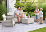 Комплект мебели Сканди (Scandi Linea 2 Seater Set) светло-бежевый