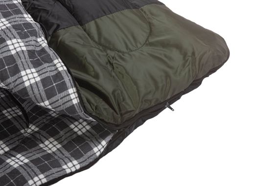 Спальный мешок INDI Vermont Extreme R-zip от -27 °C (одеяло с подголовником, фланель, 195+35X85 см)