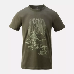 Helikon-Tex Футболка T-shirt Home Sweet Home (Cotton) (Taiga Green)