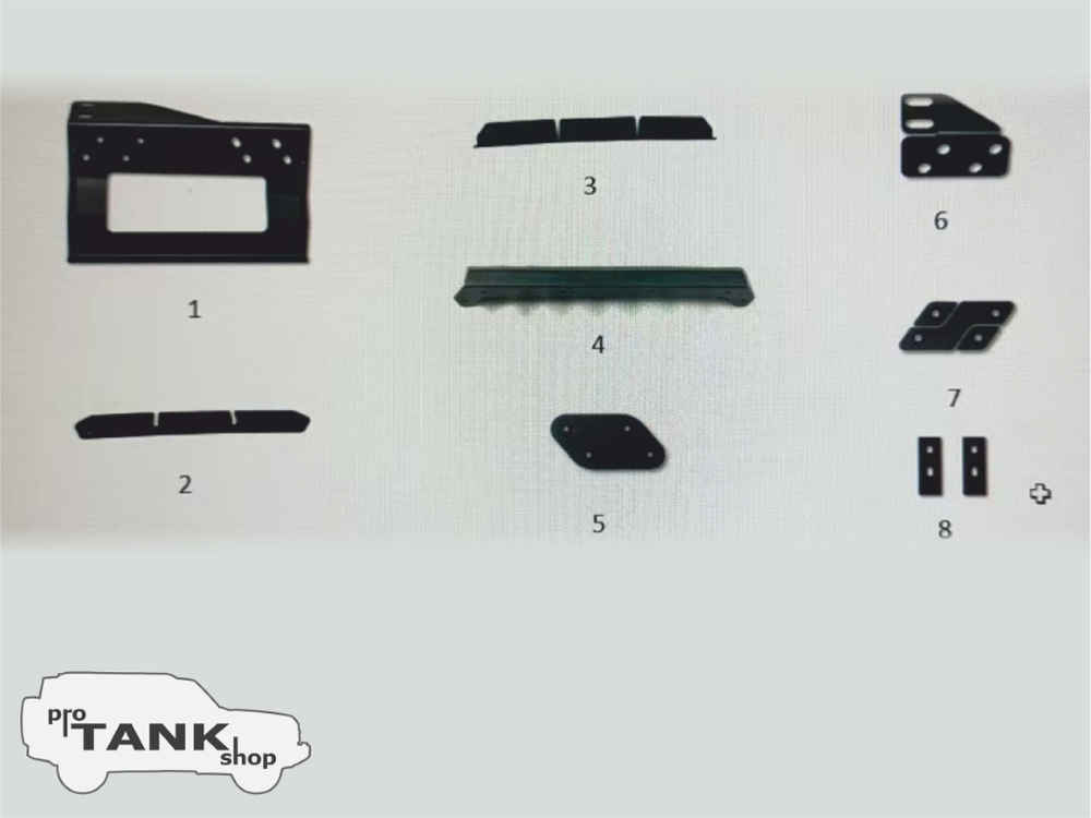 TANK 300 Крепление MEIKA (GE11) для бокового бокса MEIKA (AE1) к багажнику MEIKA (GS1)