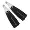 Ласты Scorpena F1 Short черные с белыми калошами