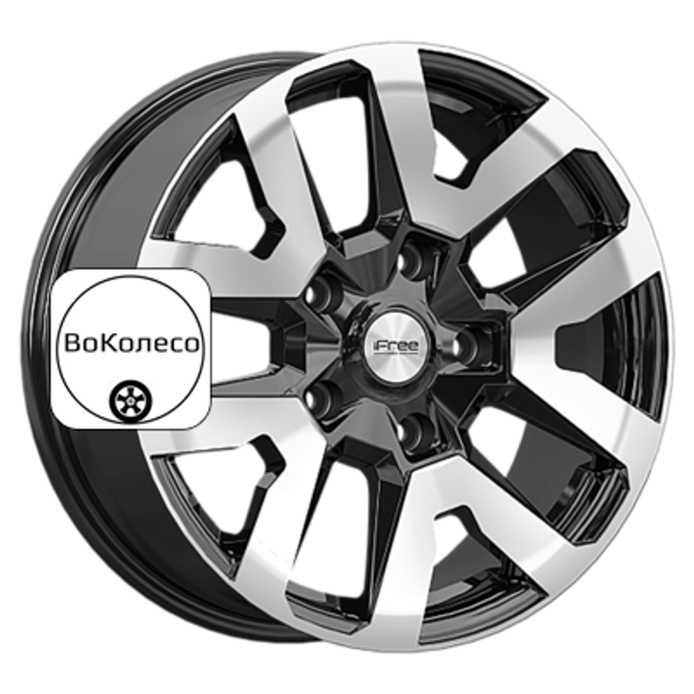 7x17/5x139,7 ET40 D98 Трикстер (Niva) (КС1170) Алмаз черный iFree Original