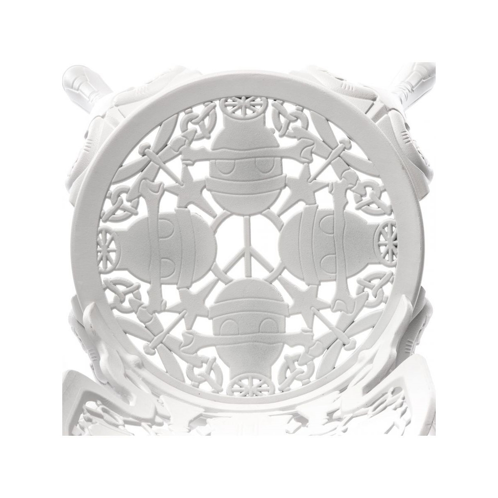 Стул Seletti Aluminium White, белый