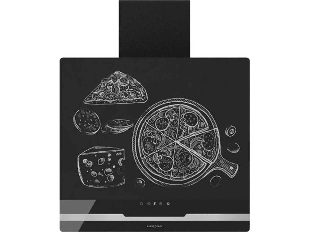 Вытяжка KRONA DOMENIKA 600 black/inox S