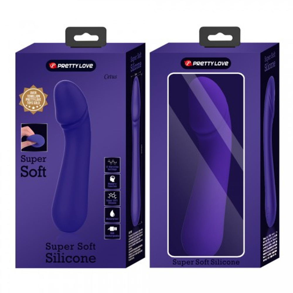 Вибратор Cetus Super Soft (15 см) фиолетовый