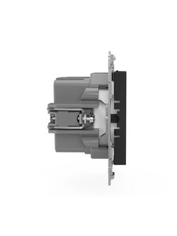 Розетка 2-м USB СП Pixel тип A+A 5В 1х2.1А 2х1.05А механизм карбон TOKOV ELECTRIC TKE-PX-2USB-C14