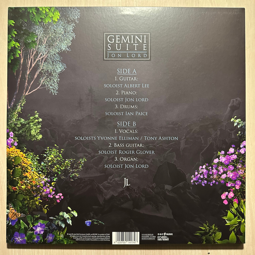 Jon Lord - Gemini Suite (Европа 2019г.)