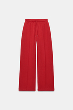 БРЮКИ ИЗ ИНТЕРЛОКА СО ШВАМИ — ZARA