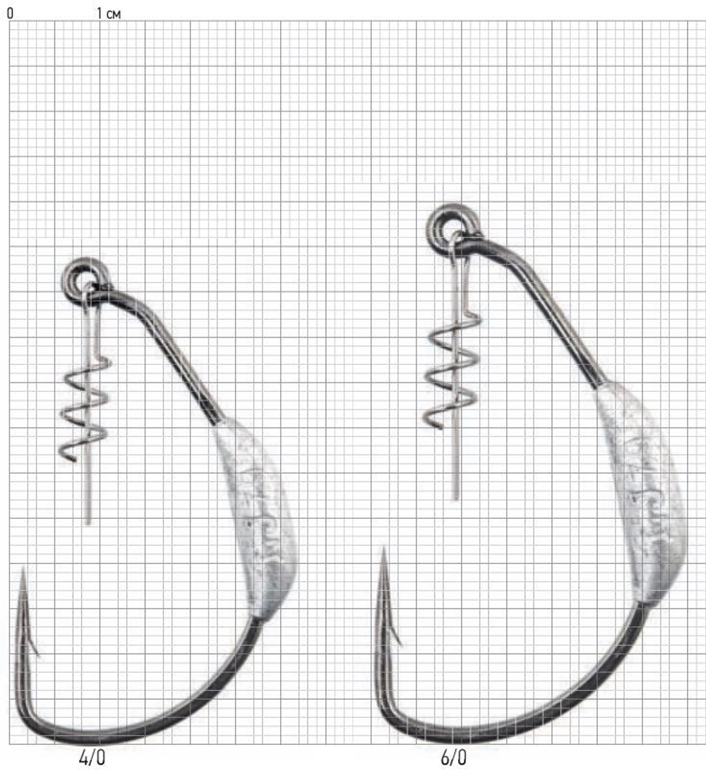 Крючки офсетные LUCKY JOHN Predator LJH357 №6/0, 3 шт
