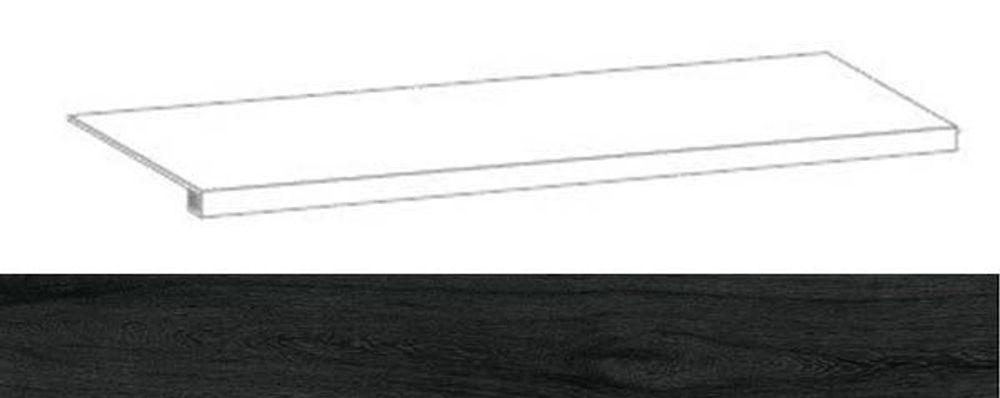 Фронтальная ступень S.WOOD GRADONE 120 WOOD BLA